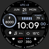 TACT ONE: Watch face icon