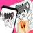 Art Drawing: Sketch, Trace icon