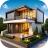 Planta baixa de casa em 3D icon