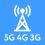 Segnale telefonico 5G, 4G, LTE icon
