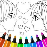 Valentin coloration d'amour icon