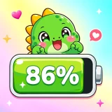 이모지 배터리: 상태 표시줄 아이콘 icon