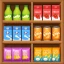 Waren sortieren Match-3-Puzzle icon