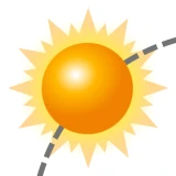 Posición de sol y luna icon