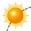 Posición de sol y luna icon