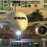 jeu de vol pilote d'avion 3D icon