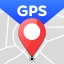 GPS Navigation: Road Map Route icon