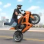 Jogo Moto Wheelie Grau 3D icon