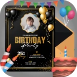Birthday Invitation Card Maker icon