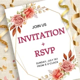 Invitation Card Maker + RSVP icon