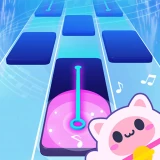 Cat Cute Tiles: Jeux de piano icon