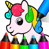 Jeux de dessin: peins, couleur icon
