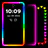 LED luminose arrotondato: edge icon
