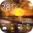 Radar météo et température icon