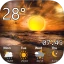 Radar météo et température icon