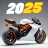 Moteur Tour: course de moto icon