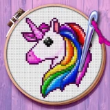 Point de croix magique-couleur icon