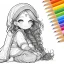 Cute Drawing: おえかき 塗り絵 icon