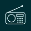 Radio op TV icon