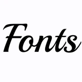 Ecriture Police Clavier Fonts icon
