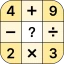 Jeux de maths - Crossmath icon