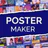 Crea Volantini locandine maker icon