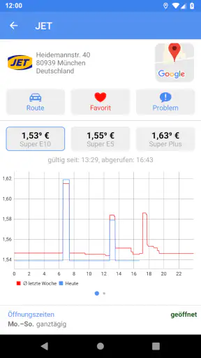 1-2-3 Tanken - Benzinpreise screenshot 3