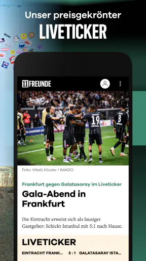 11FREUNDE - News & Liveticker screenshot 2