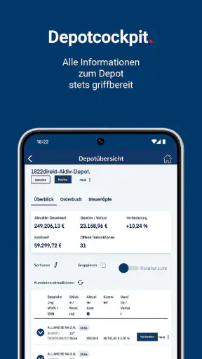 1822direkt Banking screenshot 6