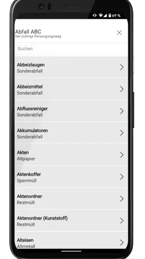 Abfallapp Landkreis Grafschaft screenshot 4