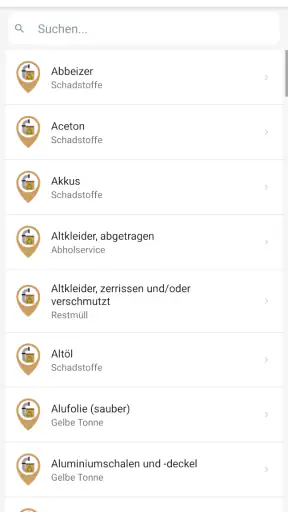 abfallApp MEG screenshot 5