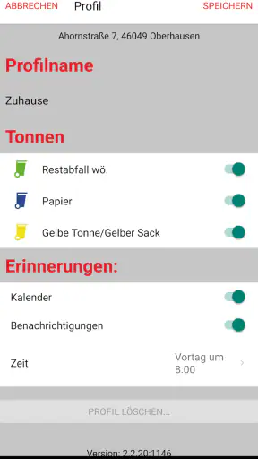 abfallApp Oberhausen screenshot 6