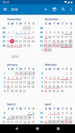 aCalendar+ Kalender & Tasks screenshot 4