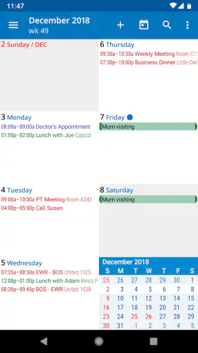 aCalendar+ Kalender & Tasks screenshot 6