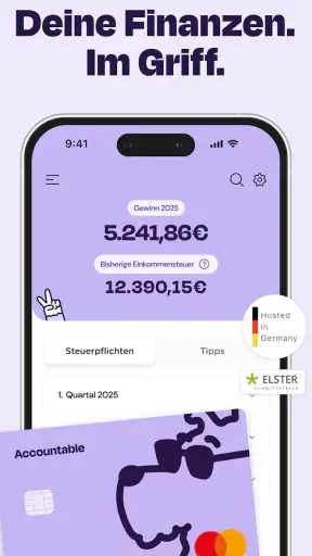 Accountable für Selbständige screenshot 1
