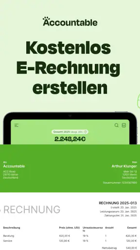 Accountable für Selbständige screenshot 10