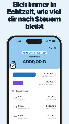 Accountable für Selbständige screenshot 6