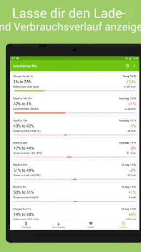 AccuBattery - Akku & Batterie screenshot 10