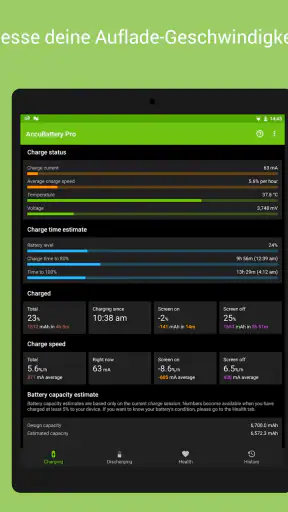 AccuBattery - Akku & Batterie screenshot 11