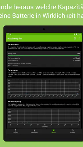 AccuBattery - Akku & Batterie screenshot 9