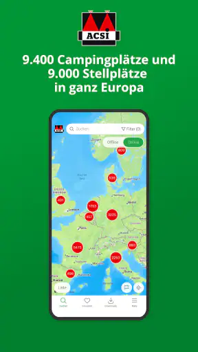 ACSI Camping EU: Campingplätze screenshot 1