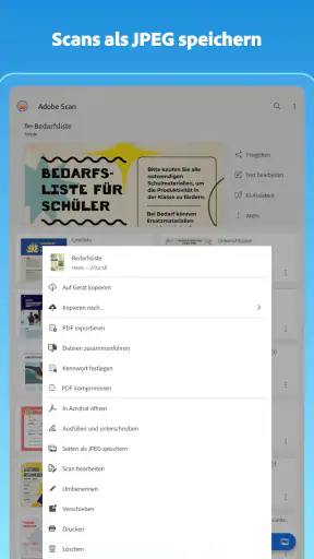Adobe Scan KI-PDF Scanner, OCR screenshot 12