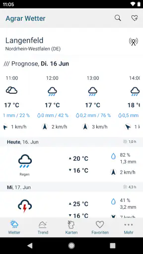 Agrar Wetter screenshot 1