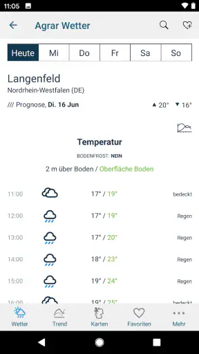 Agrar Wetter screenshot 2