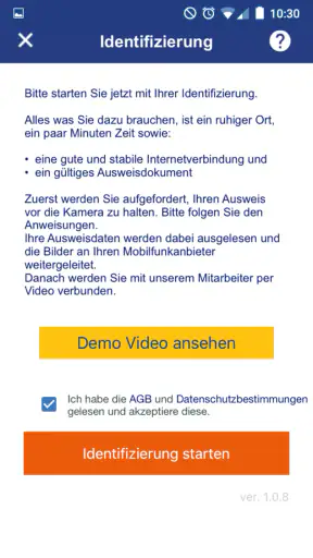 ALDI TALK Aktivierung screenshot 2