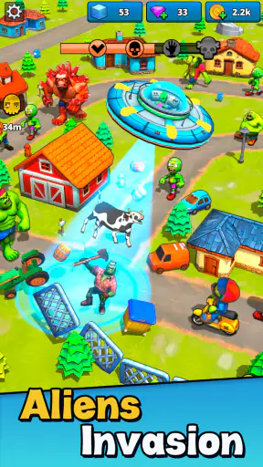 Aliens vs Zombies: Invasion screenshot 1