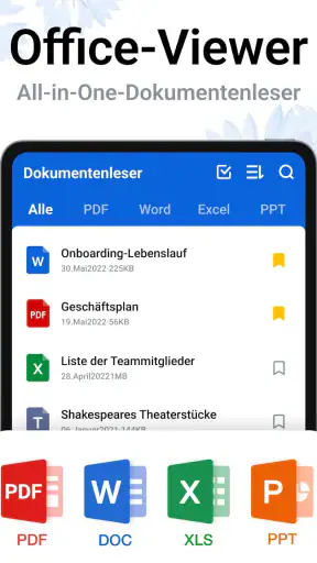 Alle Dokumente Leser: PDF, XLS screenshot 8