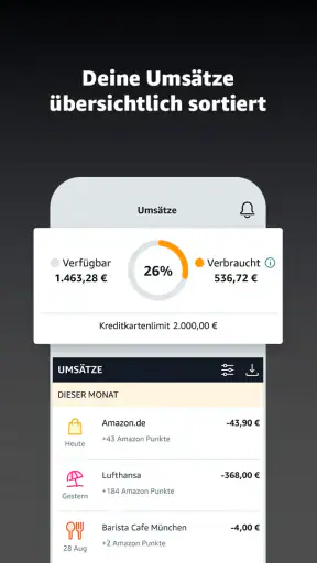 Amazon Visa screenshot 3
