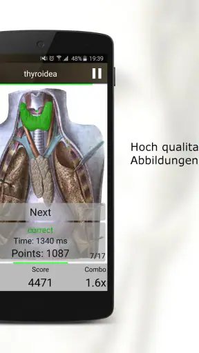 Anatomie Quiz Pro screenshot 5