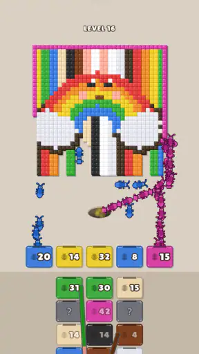 Ants Flow: Pixel Art & Rätsel screenshot 10